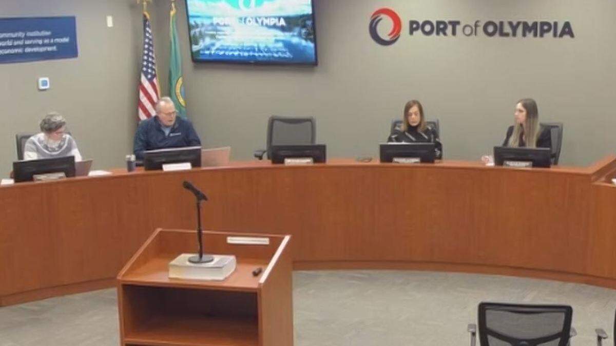 The Port of Olympia commission met for its regular meeting on Monday, Feb. 12.