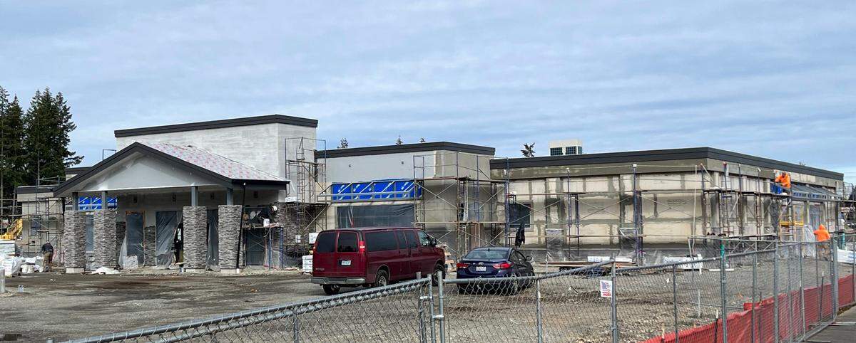 Olympia Orthopaedic’s Hawks Prairie Clinic and Surgery Center continues to take shape in northeast Lacey.