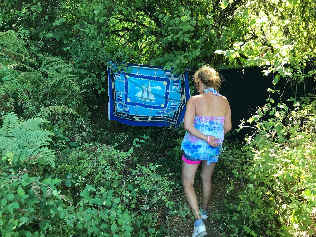 Brenda Cisneros started camping in a Tumwater forest last week after being forced out of the Olympia Inn hotel.
