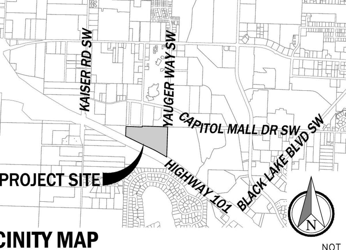 The location of the 272-unit Fieldstone Apartments.
