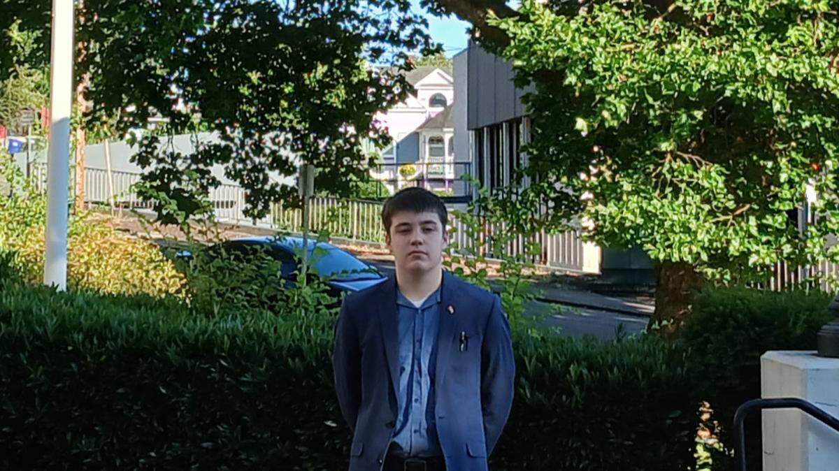 Ethan Brunton, 15, says he intends to run for Washington governor in 2028.