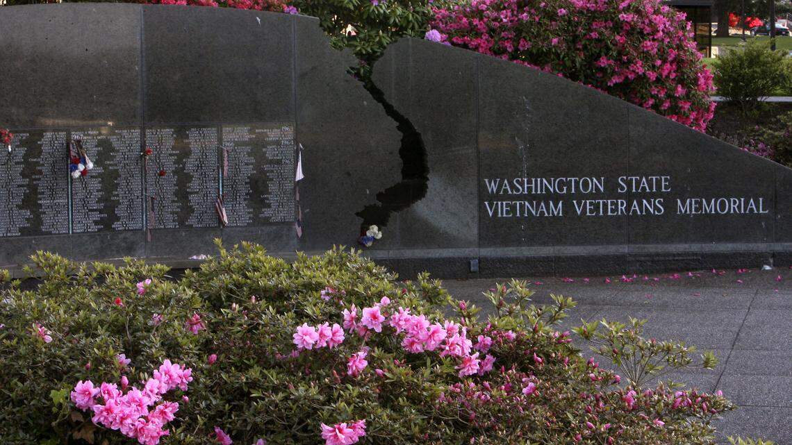 The Washington State Vietnam Veterans Memorial.
