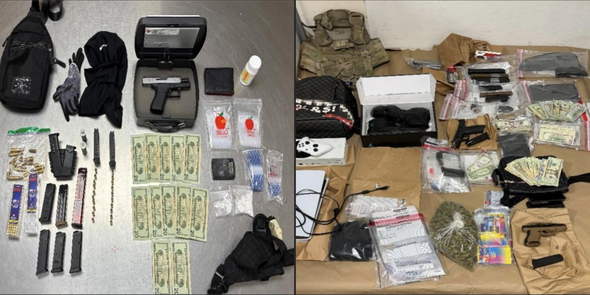 Investigators seized firearms, suspected drugs, money and more from suspected teen members of a local street gang while executing search warrants throughout Thurston County on Monday, June 15, 2026, according to the Thurston County Sheriff’s Office.