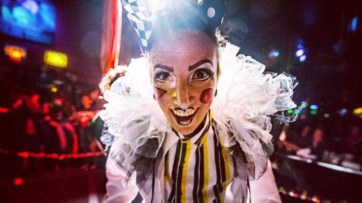 Marlo Winter as Eda Begadix will co-host Oly Oddities on Saturday night at LeVoyeur in downtown Olympia.