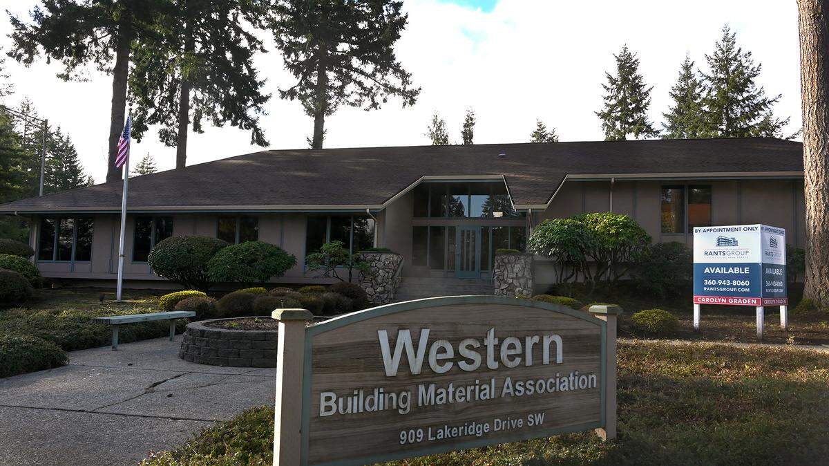 The former Western Building Material Association offices at 909 Lakeridge Drive SW near the Thurston County Courthouse campus has been purchased by the county for $995,000.
