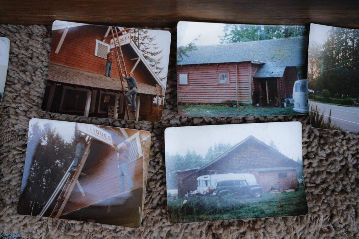 Terry Torrence, 73, shared photos of him setting up The Second Hand Rose antique store in the early 1980s. Torrence opened the store in 1984. A fire ruined the store, located on 9243 Yelm Highway SE in Thurston County, on Feb. 23.