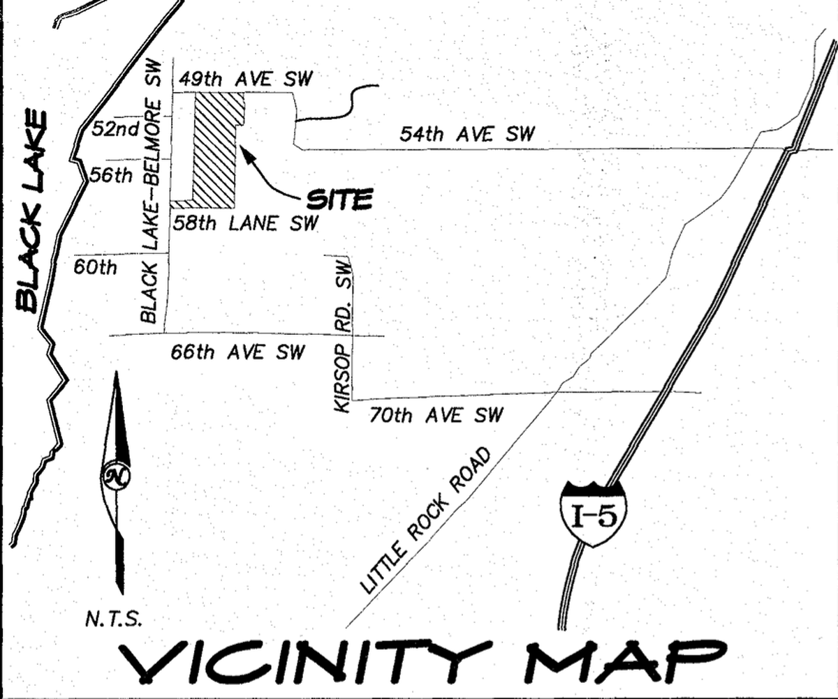 The proposed location of Vista Views at Black Lake.