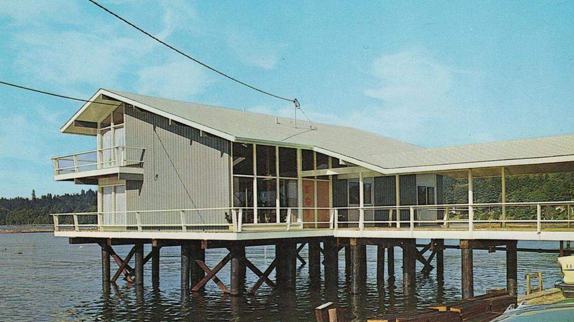 The KGY building, which has been perched on the Port of Olympia peninsula since 1960, has been nominated for a local historic register. The port opposes the nomination.