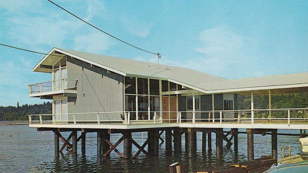 The KGY building, which has been perched on the Port of Olympia peninsula since 1960, has been nominated for a local historic register. The port opposes the nomination.