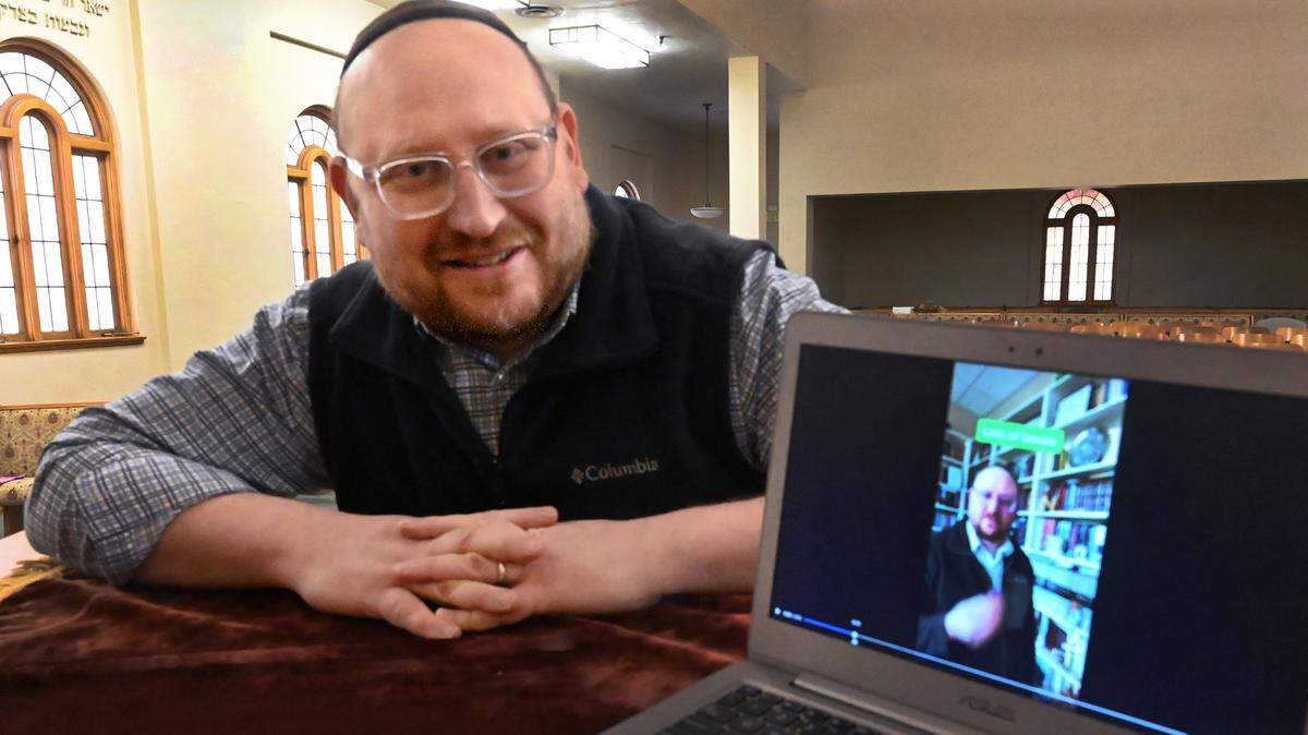 Rabbi Seth Goldstein at Temple Beth Hatfiloh in Olympia has been doing TikTok videos about Judaism and now has 1 million likes.