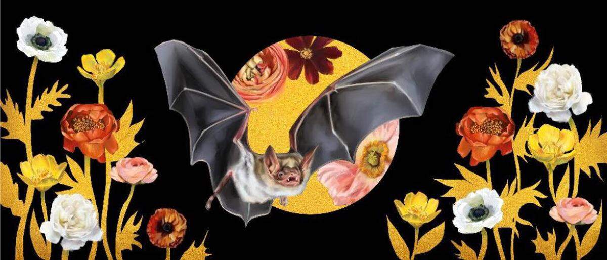 “Moonlight Pollinators” By Darcy Goedecke. Digital Painting, Lacey, Washington.