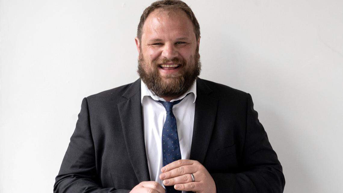 Olympia comedian Sam Miller