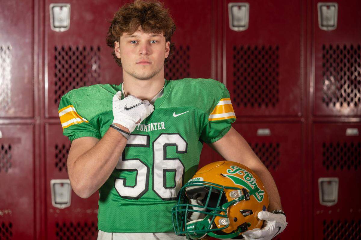 Tumwater’s Bennett Ferris photographed at Mount Tahoma High School on Monday, Dec. 20, 2021.