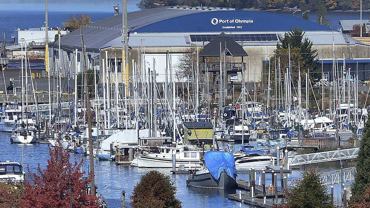 The Port of Olympia’s marine terminal warehouse.