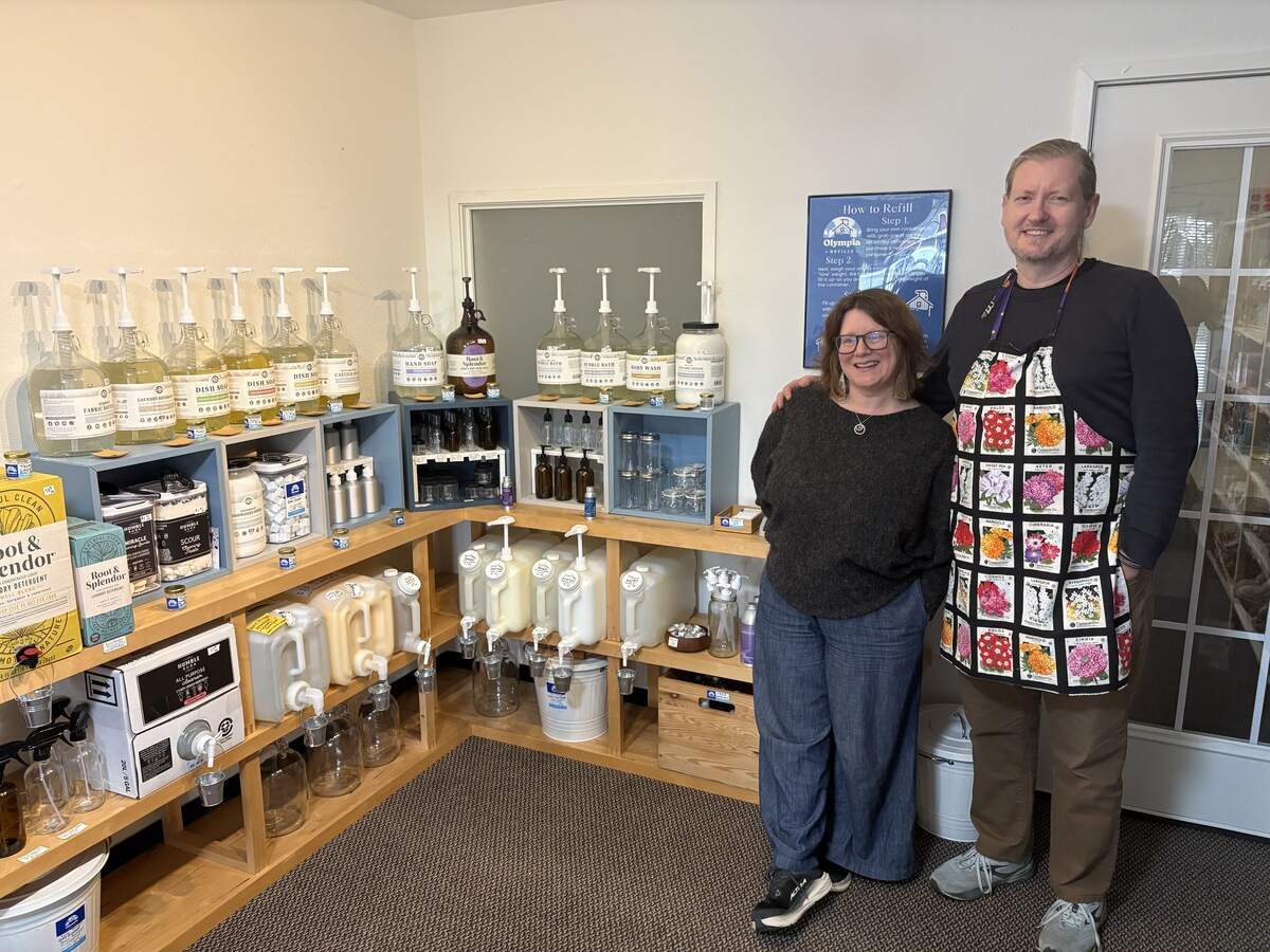 Carin Christy and Brian Walter have opened Olympia Refills in west Olympia at 2639 Parkmont Lane SW, Suite B.