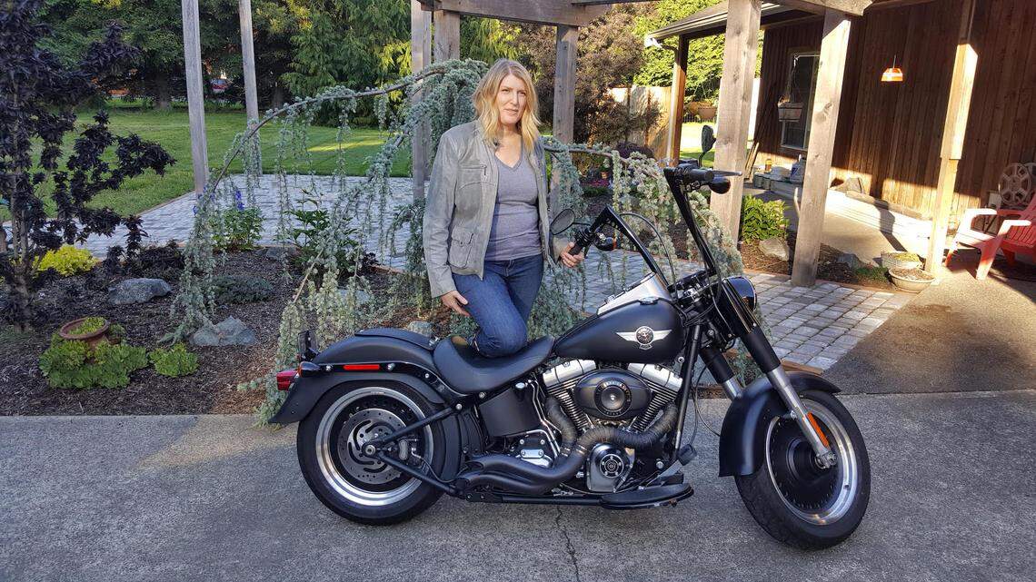 Lisa Wood founded the Olympia branch of The Litas Women’s Motorcycle Collective last year.
