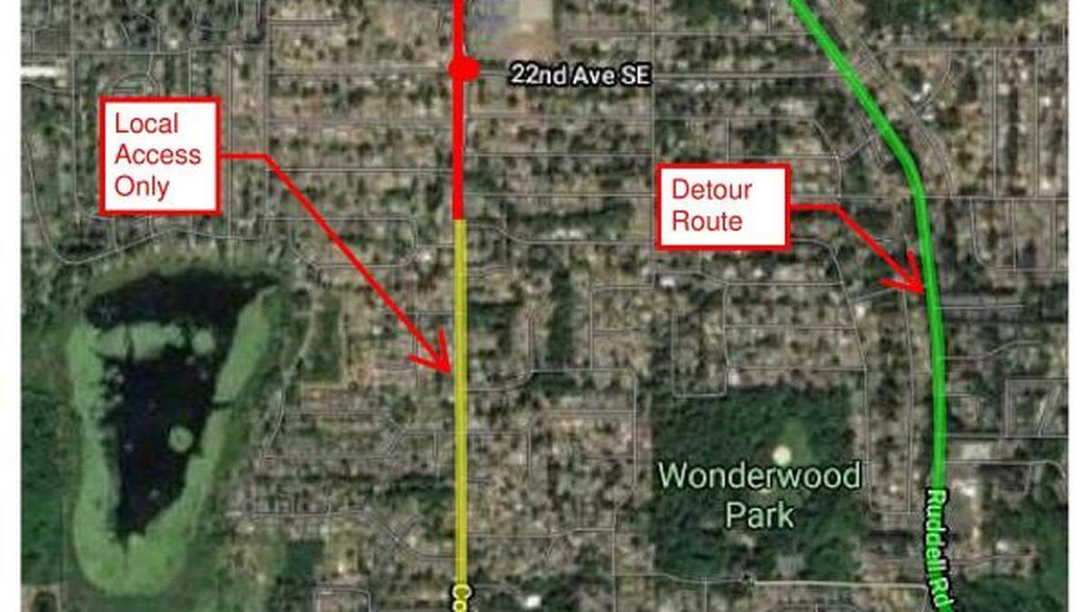 Final paving and striping is coming to the College Street construction project, which includes a new roundabout at 22nd Avenue Southeast, the city of Lacey announced in a mailer sent to residents. But the final work is going to require some cooperation from commuters.