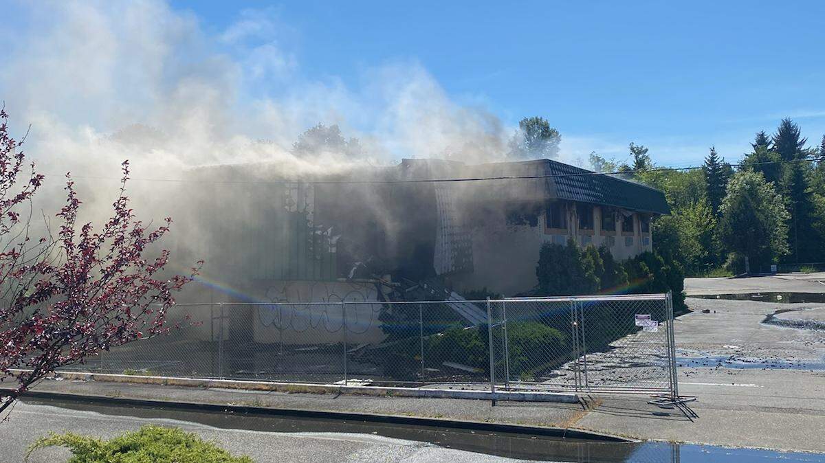 The former Quality Inn in the 1200 block of Quince Street Southeast was again damaged by fire in late May.