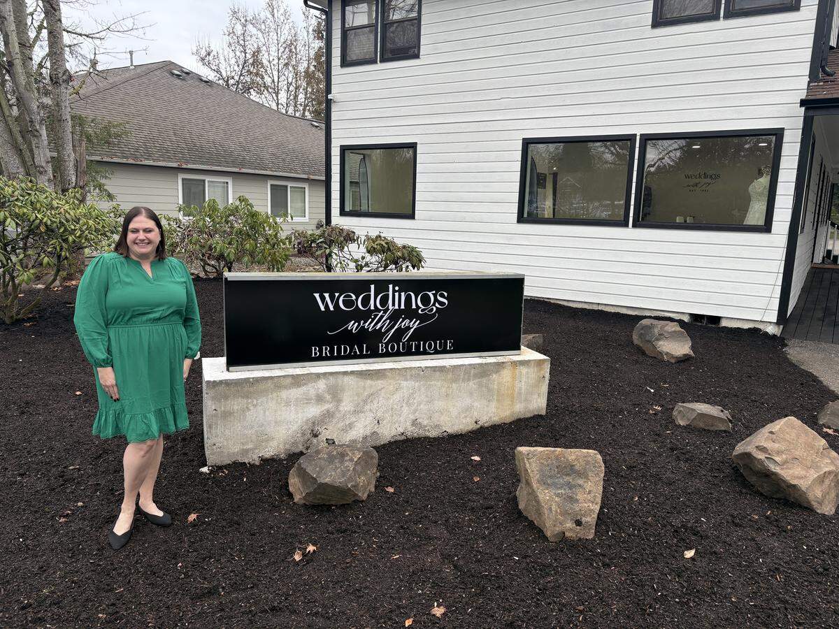 Weddings with Joy owner Courtney Foreman has moved and expanded into a larger location in Lacey.