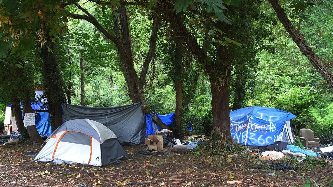 City of Olympia to remove Deschutes Parkway homeless encampment on Dec. 8