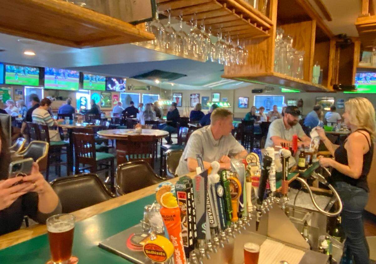 An interior view of O’Blarney’s Irish Pub in Olympia.