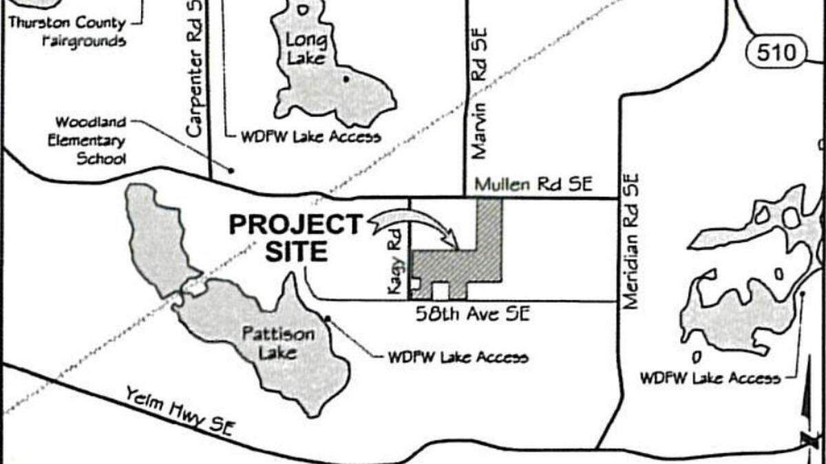 A developer is proposing to build 620 homes on 82 acres in an area of Lacey’s urban growth area that is bordered by Mullen Road Southeast, Kagy Road Southeast and 58th Avenue Southeast, according to county information.