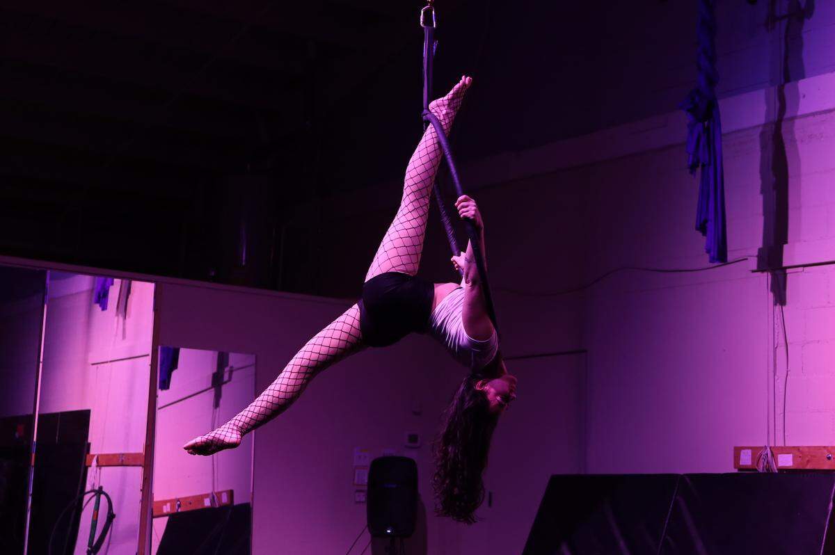 Airbound Arts performs in the December edition of the monthly variety show.