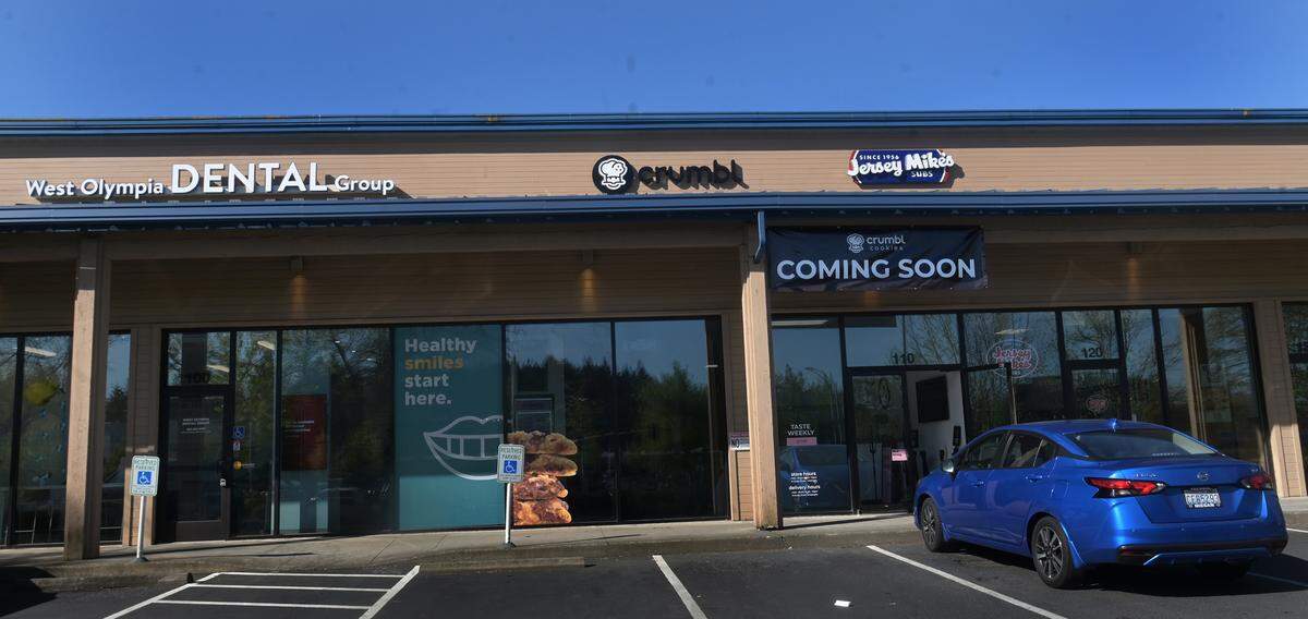 A Crumbl shop is opening soon in west Olympia near the intersection of Black Lake Boulevard and Cooper Point Road.