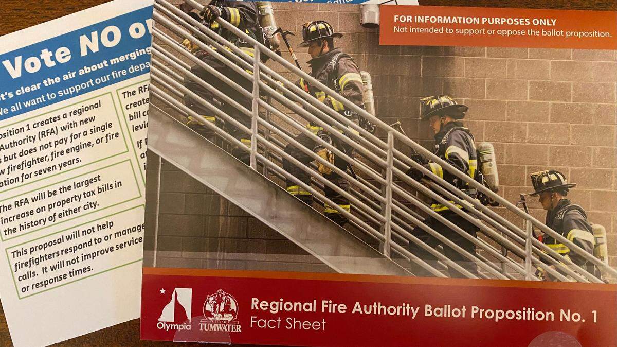 A fact sheet on the Regional Fire Authority ballot proposition was mailed to residents in Olympia and Tumwater the first week of April.