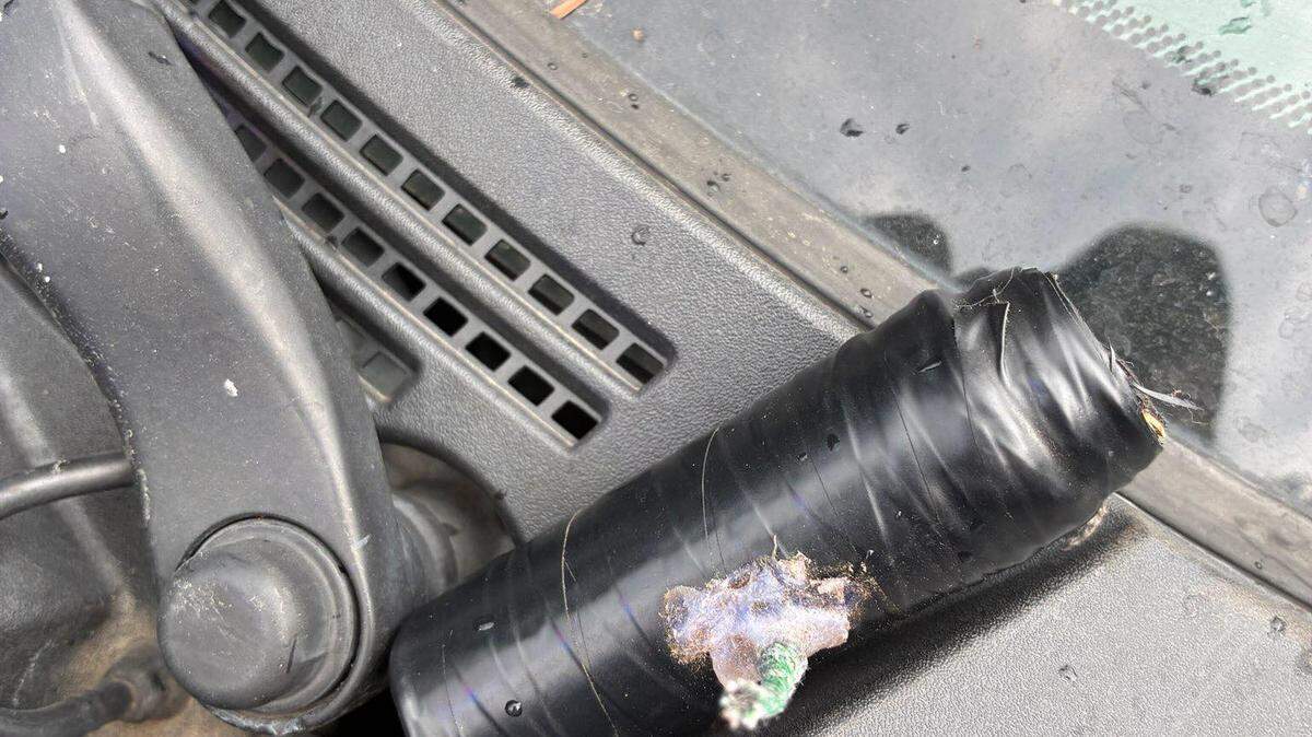 Thurston County deputies arrested a man slumped over a steering wheel holding a pipe bomb. Charges include unlawful explosives and substance possession.
