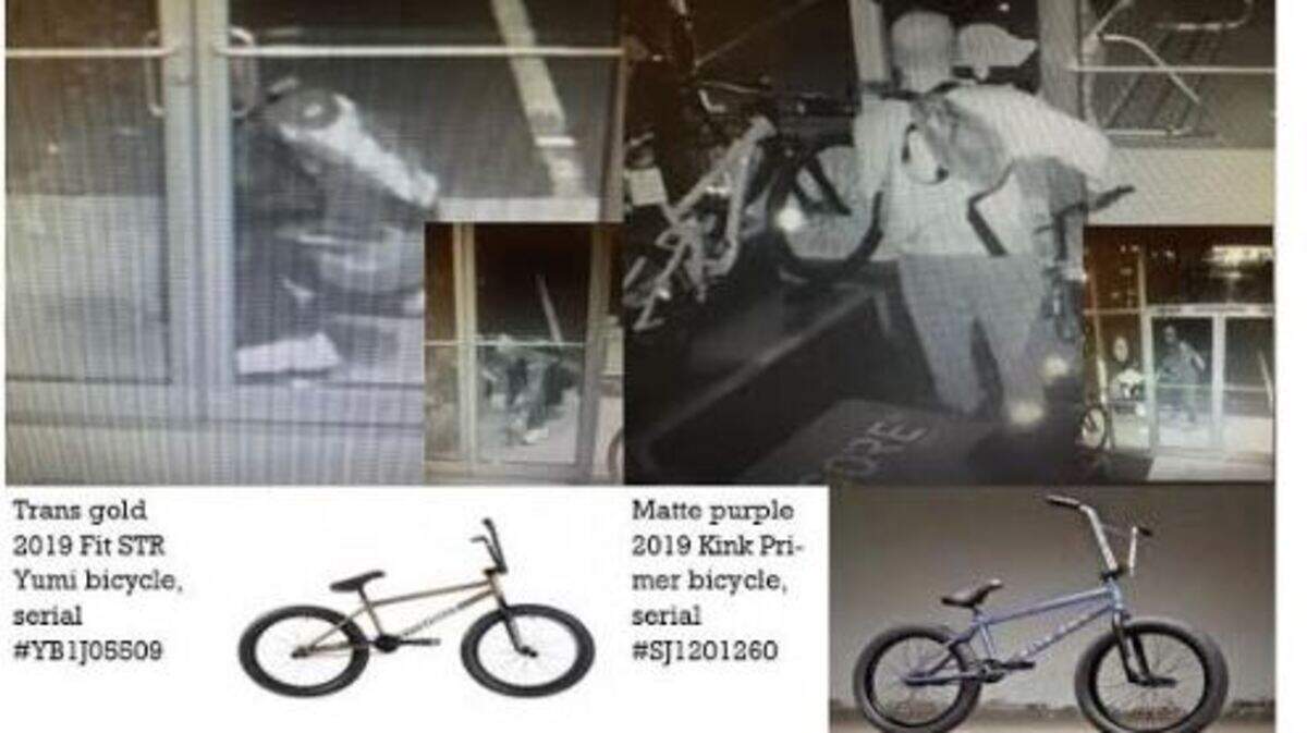 Lacey police are asking for the public’s help after two bicycles were stolen from Joy Ride Bikes in Lacey at 1225 Ruddell Road SE last week.