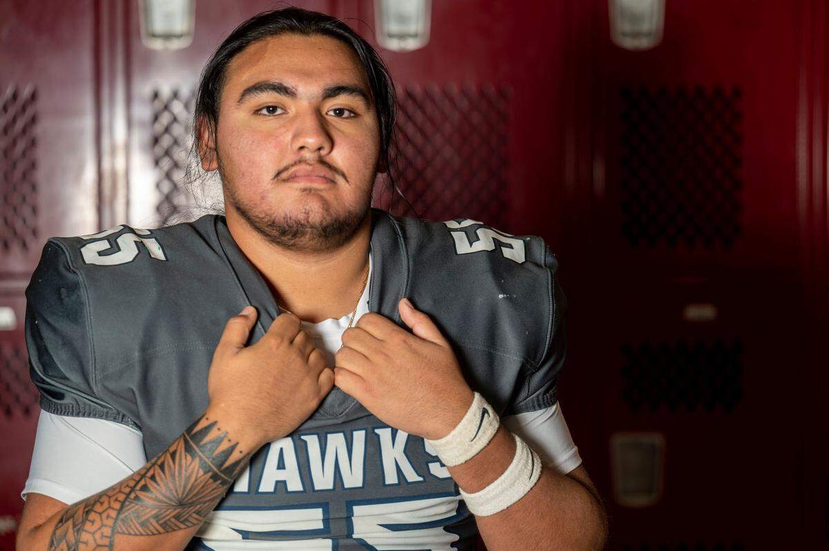 River Ridge’s Emilio Lopez photographed at Mount Tahoma High School on Monday, Dec. 20, 2021.