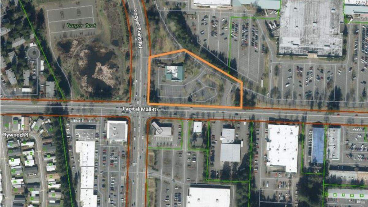 The site of the proposed Chick-fil-A in west Olympia.