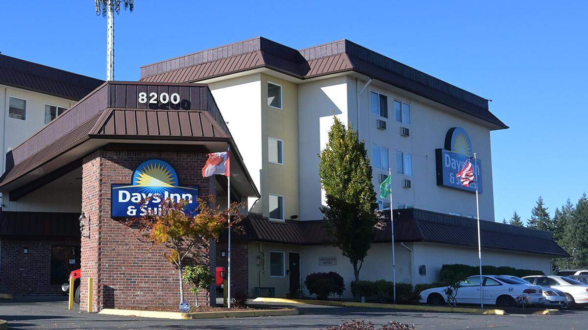 The former Days Inn hotel in Lacey will be converted into housing for the homeless.