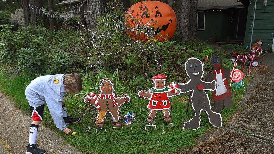 Olympia mother and son make ‘small magic’ in a time of uncertainty