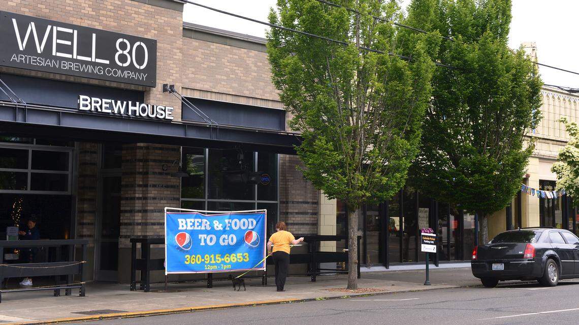 Downtown restaurants including the Well 80 Brewhouse and Equal Latin must make seating adjustments for their patrons as the City of Olympia navigates the social distancing parameters of Phase 2.