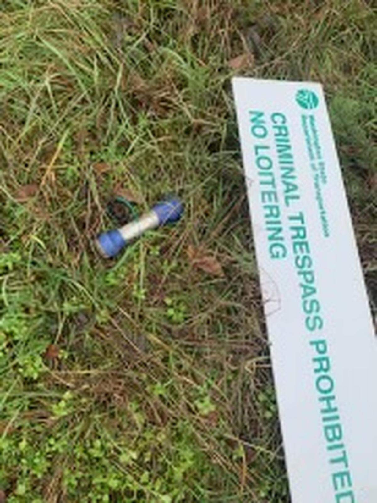 The pipe bomb that was found Monday morning in Tumwater.