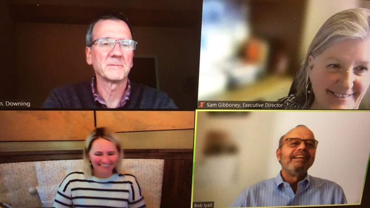 A recently completed investigation has cleared Port of Olympia Commissioner Amy Evans (lower left) of conflict of interest charges, the port’s executive director announced during Monday’s commission meeting