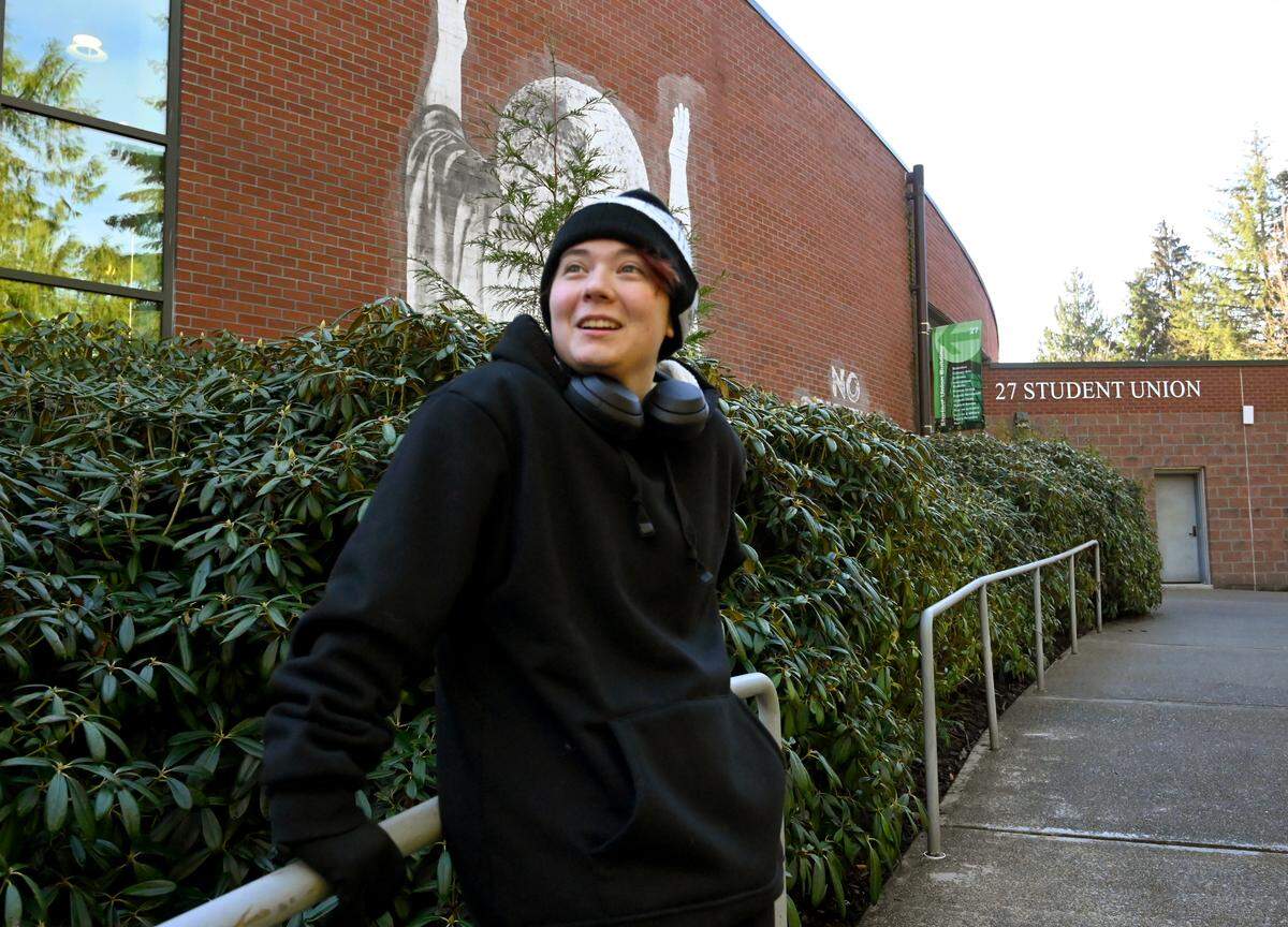 South Puget Sound Community College student Hogan McCale.