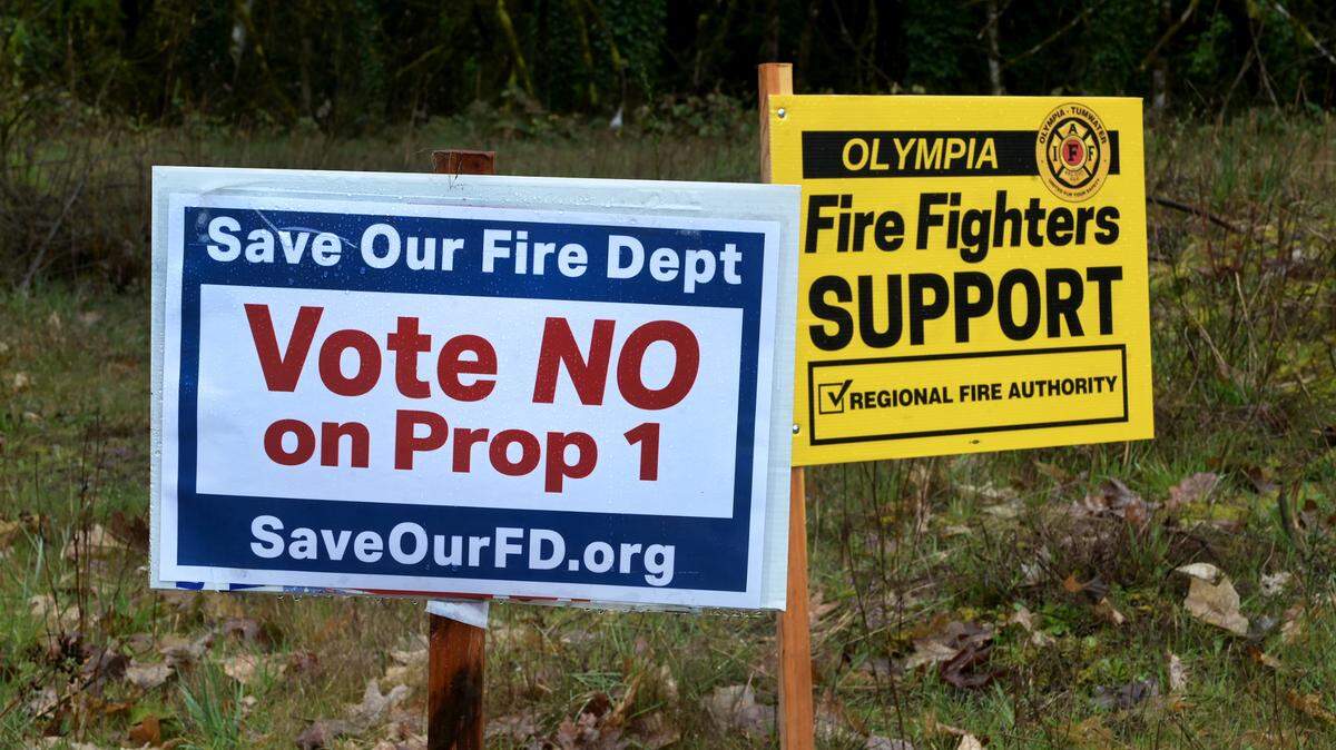 Olympia and Tumwater voters will decide April 25 whether to merge their city fire departments into an independent Regional Fire Authority.