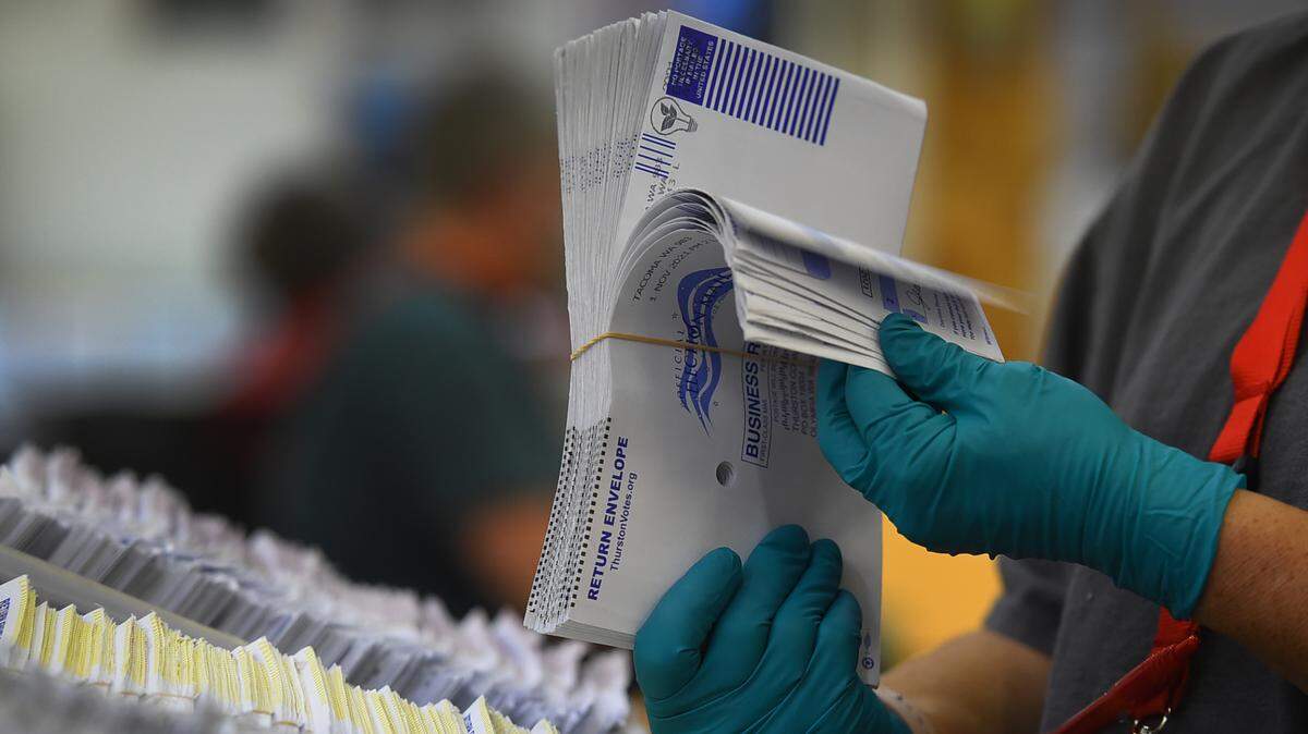 Ballots for the Nov. 2, 2021 general election are tabulated at the Thurston County Ballot Processing Center in Tumwater.