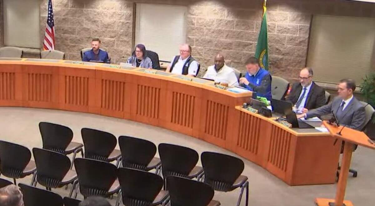 Lacey City Council gathered Tuesday, Feb. 18, 2025.
