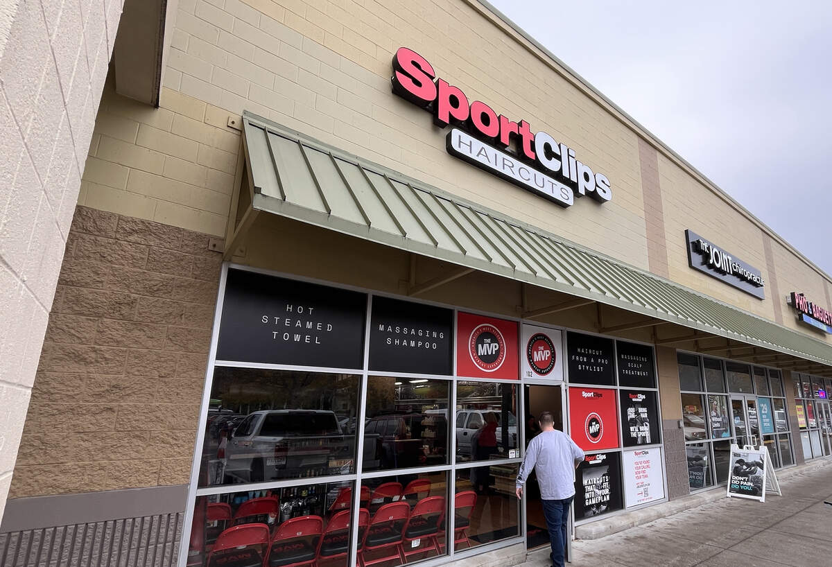 Tumwater Sport Clips, 555 Trosper Road SW, Suite 102.