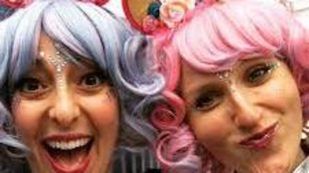“Unicorn Dance Party” is a weekly program, produced by the National Theatre of Scotland, that introduces a new dance each week and is hosted by comedians Ruxy Cantir and Sarah Rose Graber.