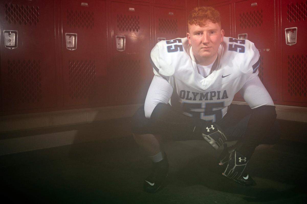 Olympia’s Hunter Irish photographed at Mount Tahoma High School on Monday, Dec. 20, 2021.