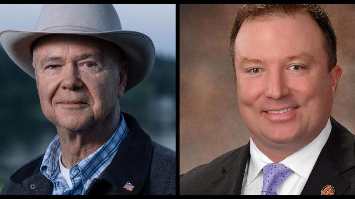 Gary Edwards (left) and Michael Steadman (right) are running for Thurston County Commissioner, District 2.