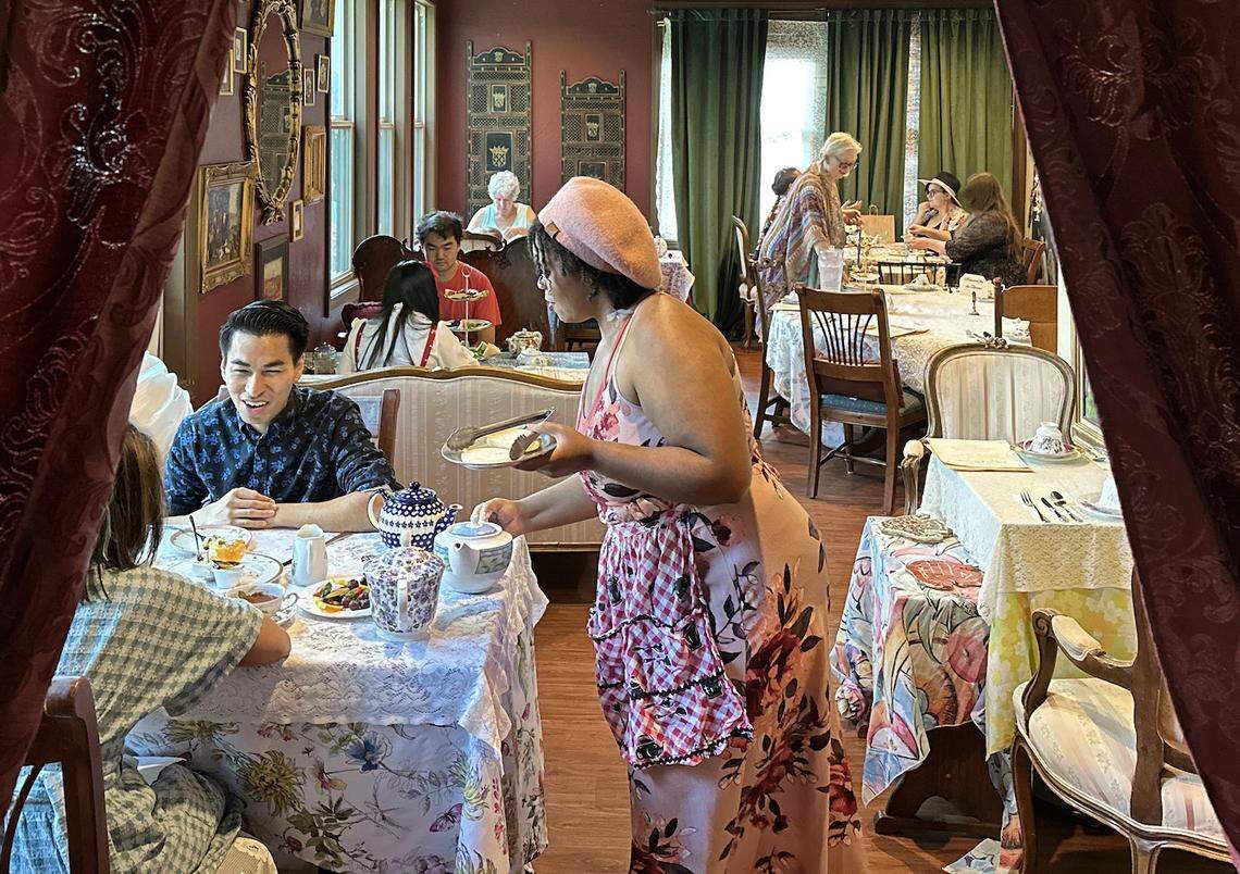 Lovejoy’s Tea Room in Ashland serves a traditional English tea by reservation and offers casual fare for drop-ins, too.