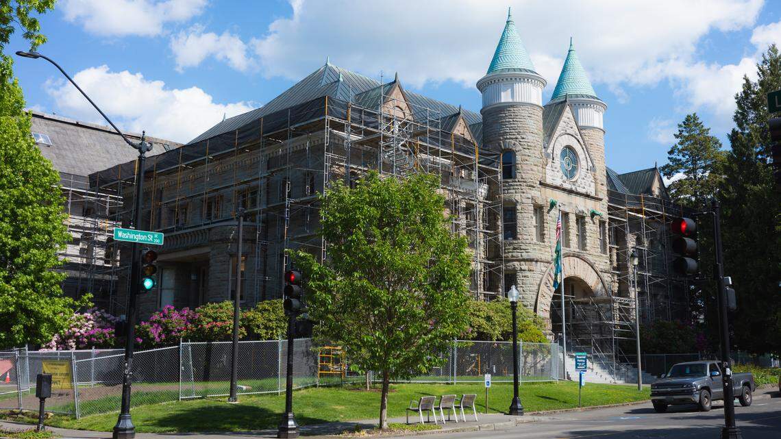 Construction downtown, Tenino sheriff deal, fake driving law: Monday roundup
