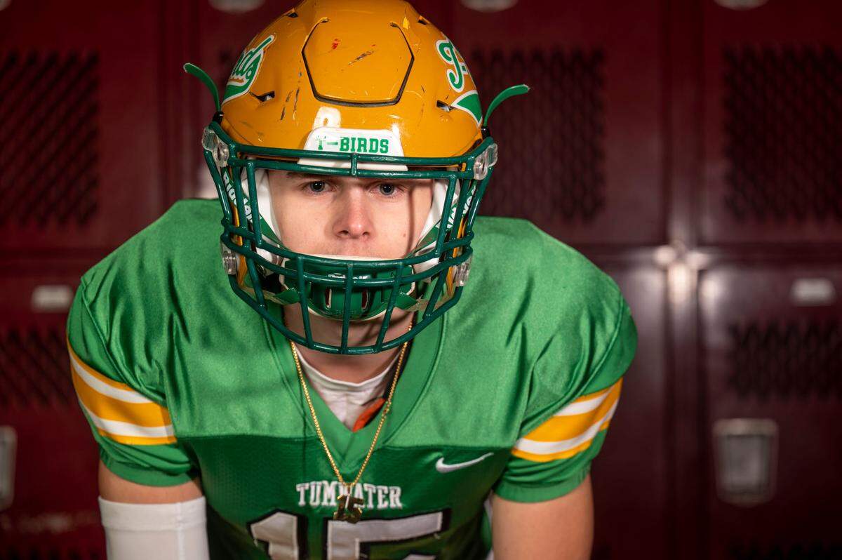 Tumwater’s Ashton Paine photographed at Mount Tahoma High School on Monday, Dec. 20, 2021.