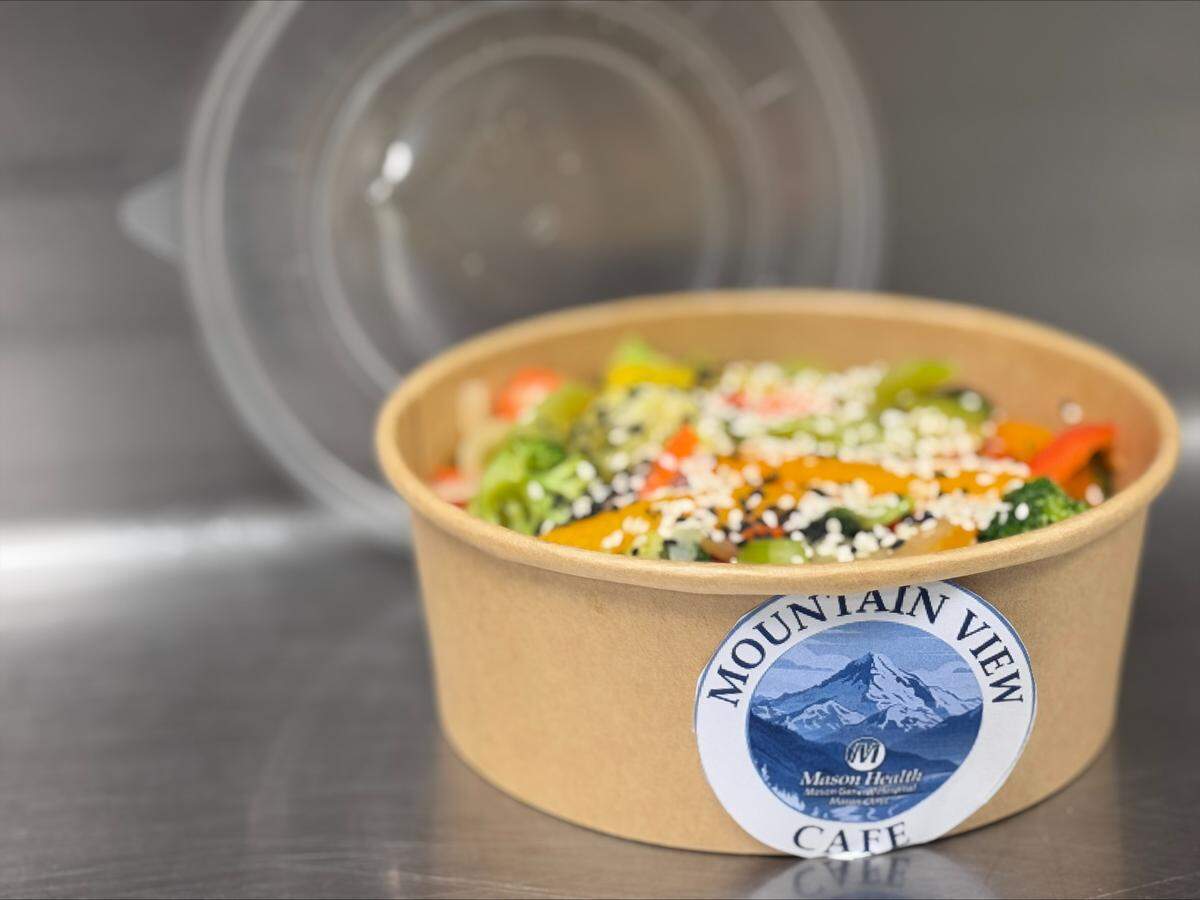 Shelton-based Mason General Hospital has re-branded its cafeteria as the Mountain View Cafe.